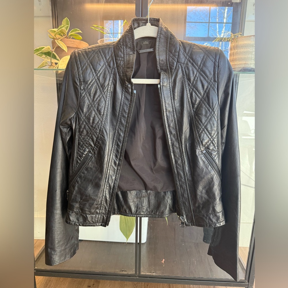 Rachel Zoe 100% lamb leather jacket